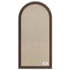 Wally gepolstertes Paneel 30x100 cm braun stilvolles Wandpaneel Zaun Veloursstoff modischer Schliff für jedes Arrangement