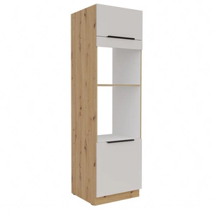 Soela 60 DPM-210 2F Küchenschrank für Einbau-Mikrowelle und Backofen, dampf-, hitze- und spritzwasserbeständig