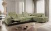 Ecksofa mit Schlaffunktion Penejos XI Lux olive rechtsseitig stilvolles Ecksofa mit komfortablem ausziehbarem Fußteil