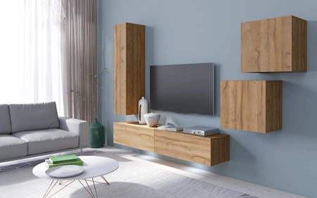 Wohnwände Ventom Eiche grandson modernistisches Design fügt sich perfekt in jede Einrichtung ein