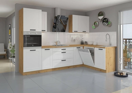 Luis 285x170 cm Eckküchenmöbel-Set ideal für klassische und moderne Innenräume