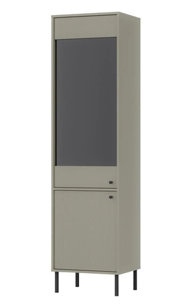 Wohnzimmermöbel-Set Kioto II Eukalyptus stilvolles Design elegante Möbel in gedeckten Farben mit schwarzen hohen Beinen bereichert