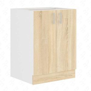 Stehender Küchenschrank mit Regal Sold 60 D 2F BB Schrank resistent gegen Dampf hohe Temperatur und Verschüttungen