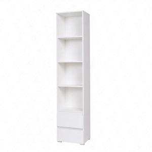 Regal mit Schubladen Simple Weiß funktionaler Möbel für Jugendzimmer Wohnzimmer oder Büro