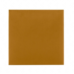 Polsterpaneel Quadra 30x30 cm gelb stilvolles Wandpaneel quadratischer Veloursstoff modisches Finish für jede Einrichtung