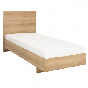 Noma Bett 90x200 cm Eiche riviera in modernem Stil ideal für ein Jugendzimmer oder kleines Schlafzimmer