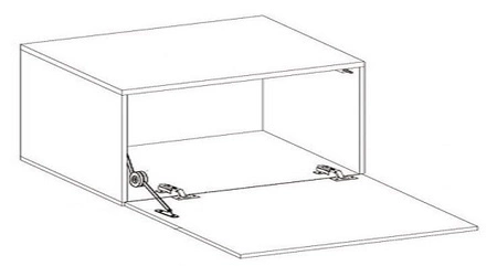 Emba schwarz glänzend moderne Wohnzimmermöbel ideale Wahl für alle, die nach praktischen und ungewöhnlichen Lösungen suchen