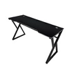 XDouble Gaming Desk schwarz funktionaler und ergonomischer Schreibtisch mit einer großen Platte, die von einer stabilen Metallstruktur getragen wird