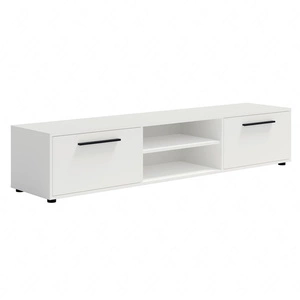 RTV-Schrank Maxione 190 cm weiß geräumiger TV-Schrank im klassischen Stil einfaches Design universelle Farben