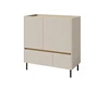 Kommode Paguro 95 cm sandbeige / geölte Eiche ideale Kommode für Schlafzimmer Wohnzimmer oder Jugendzimmer