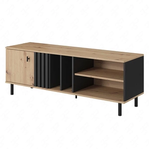 RTV Schrank Meran 138 cm Eiche artisan / anthrazit modernes Design praktische Lösung für Wohnzimmer und Wohnbereich