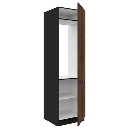 Brianza 60 LO-210 2F Küchenschrank Einbaukühlschrank Metallgriffe feuchtigkeits- und beschädigungsbeständiger Schrank