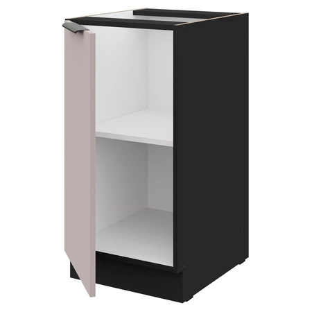 Schwarz / Tarraco 260 cm Küchenmöbel-Set Metallkantengriffe Schränke sehen in modernen Interieurs toll aus