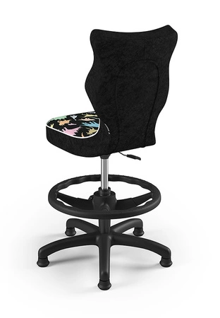 Petit Schreibtischstuhl Dinosaurier-Motiv passend zu Körpergröße 133-159 cm ergonomischer Drehstuhl mit Fußstütze