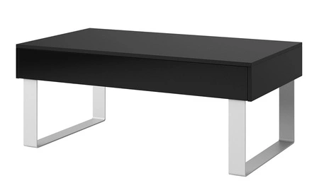 Möbelset Apulia XXII schwarz glänzend extrem stilvolle Wohnwand einfache Elemente, die in jedes Interieur passen