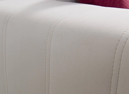 Ecksofa mit Schlaffunktion Bresso schwarz linke Seite stilvolles Ecksofa mit praktischem Regal in Eiche lancelot verstellbare Kopfstützen