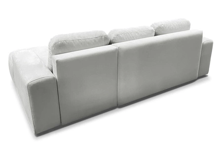 Ecksofa mit Schlaffunktion Bovec grüne Olive rechte Seite stilvolles Ecksofa mit ergonomischer Form hydrophobem Stoff