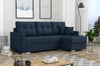 Ecksofa mit Schlaffunktion Neron navy blue rechts garantiert höchsten Komfort und Funktionalität