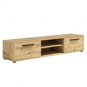 RTV-Schrank Maxione 190 cm Eiche handwerklich geräumiger TV-Schrank im klassischen Stil einfache Konstruktion universelle Farben