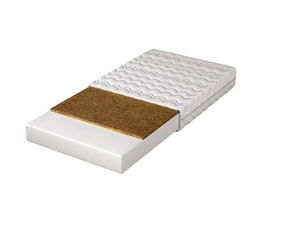 Schaumstoffmatratze Ares 15 200x200 cm mit Kokosmatte hat eine geringe Verformungsanfälligkeit passt sich perfekt dem Körper an