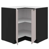 Eck-Küchenschrank Tarraco 89x89 DN 1F BB Metallkantengriff feuchtigkeits- und beschädigungsbeständiger Schrank