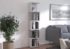 Bücherregal Even 42 cm hellgrau ideales Bücherregal für Büro, Arbeitszimmer oder Jugendzimmer