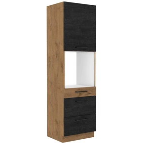 Vanimo 60 DPS-210 3S 1F Küchenschrank mit Schubladen für den Einbau von Backöfen, dampf-, hitze- und spritzwassergeschützt