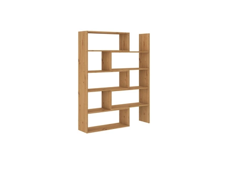 Carl Eiche artisan Bücherregal ideales Bücherregal für Büro Arbeitszimmer oder Jugendzimmer mit ausziehbarem