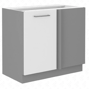 Eckauszug Küchenschrank Bianka 105 ND 1F BB rechter Schrank dampf- hitze- und auslaufsicher