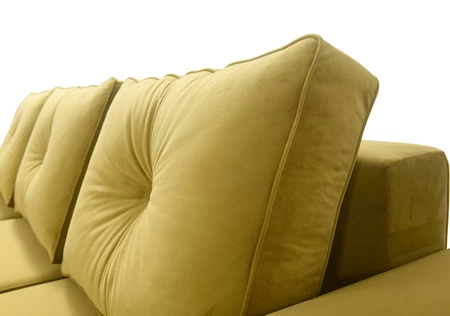 Ecksofa mit Schlaffunktion Terni marineblau links Praktisches und funktionelles Ecksofa mit geräumigen Behältern für Bettzeug