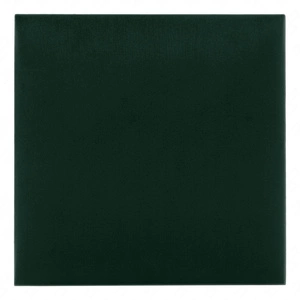 Gepolstertes Paneel Quadra 50x50 cm Flasche grün stilvolles Wandpaneel quadratischer Veloursstoff modisches Finish für jede Einrichtung