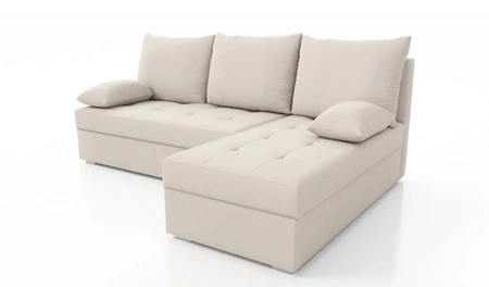 Ecksofa mit Schlaffunktion Fasti hellbeige universal Ecksofa mit Bettkasten Garantie für höchsten Komfort