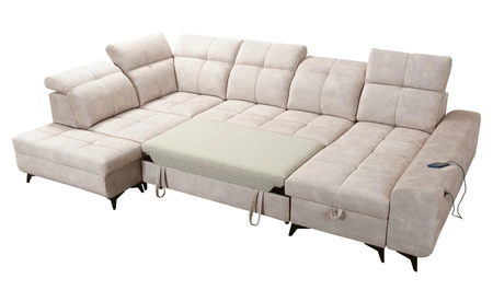 Ecksofa mit Schlaffunktion Buffalo VI honey right funktionelles und stilvolles Ecksofa mit drei Bettkästen