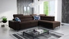 Ecksofa mit Schlaffunktion Belvi III braun rechte Seite komfortables und elegantes Ecksofa für das Wohnzimmer mit praktischem Stauraum an der Seite