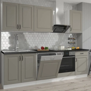 Küchenmöbel-Set Kastos 250 cm Schränke sehen toll aus in skandinavischen klassischen und modernen Interieurs